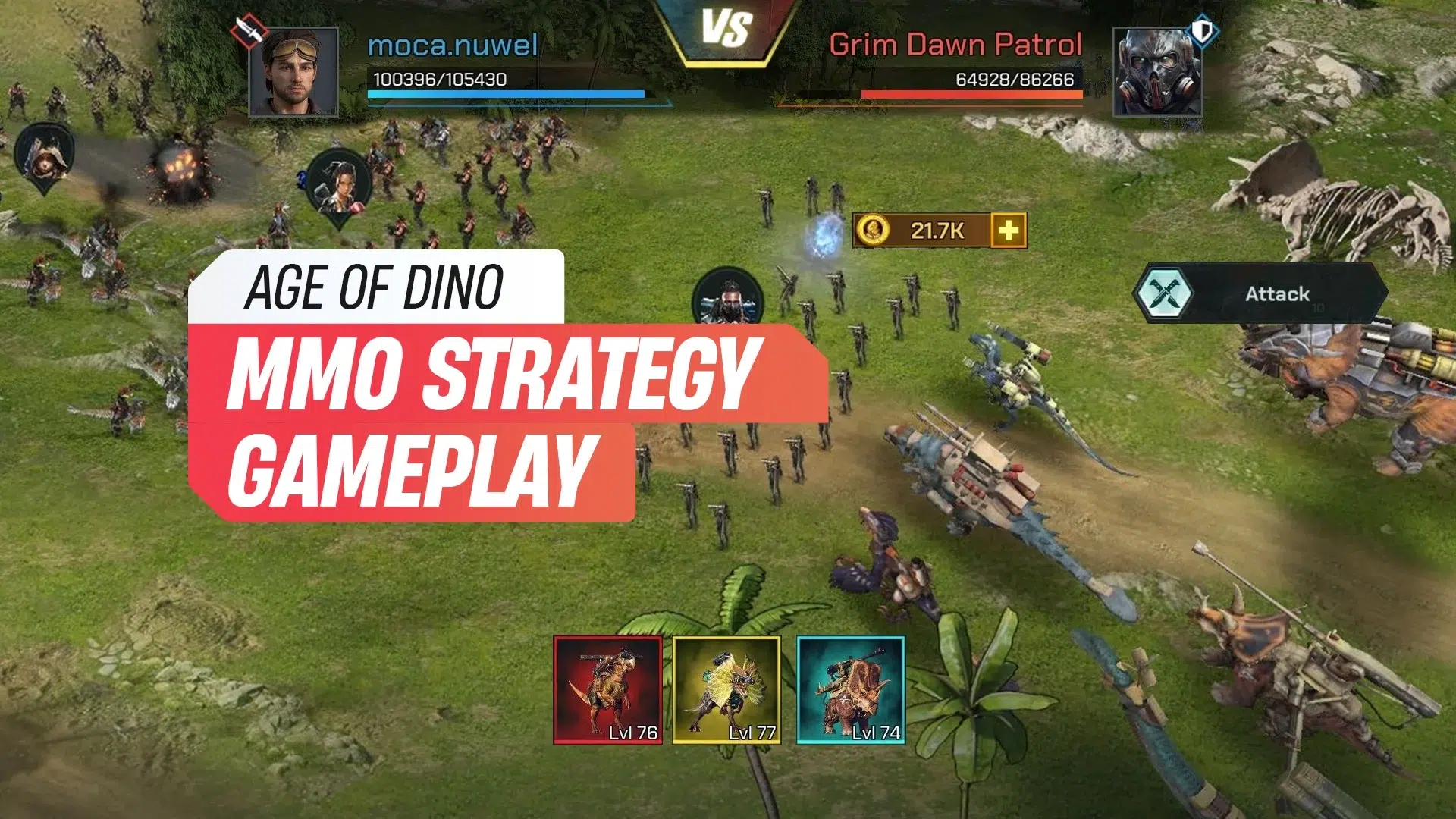 Age Of Dino Gameplay: Base Building Strategy Mmo