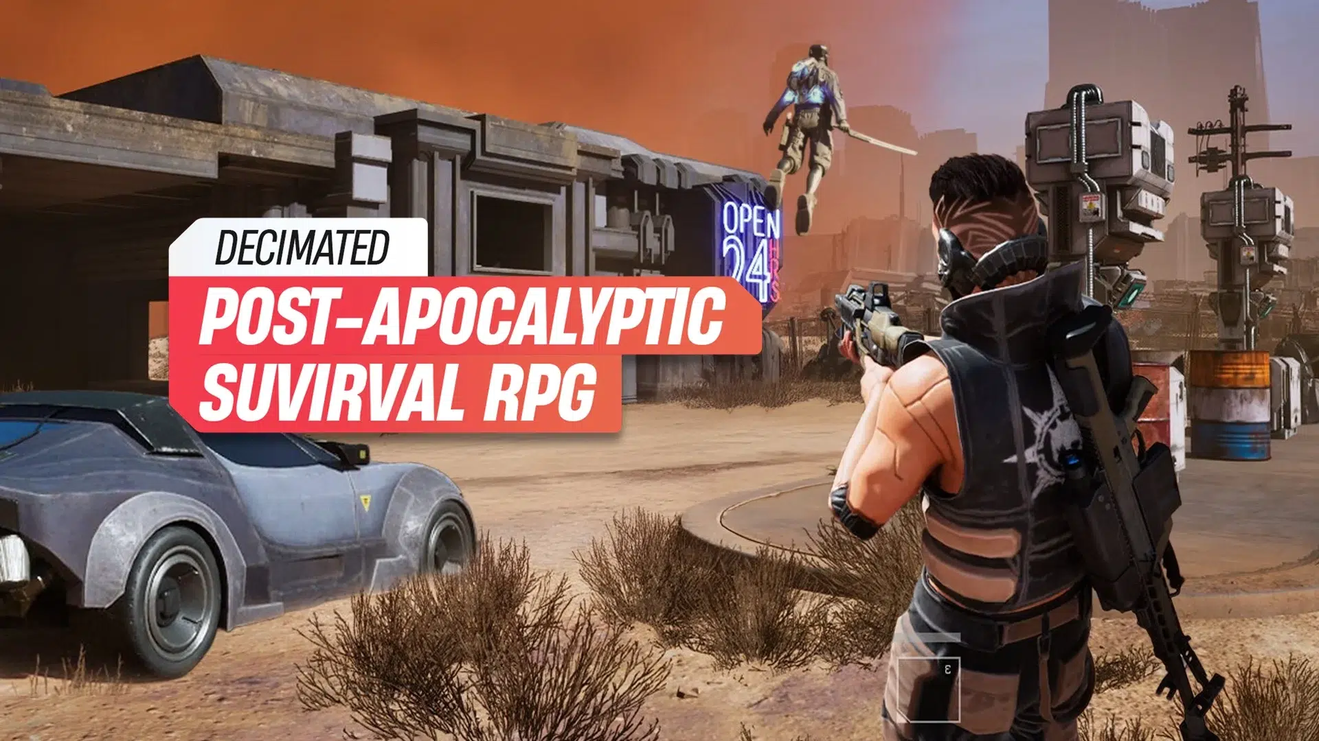 Decimated Online Survival Gameplay