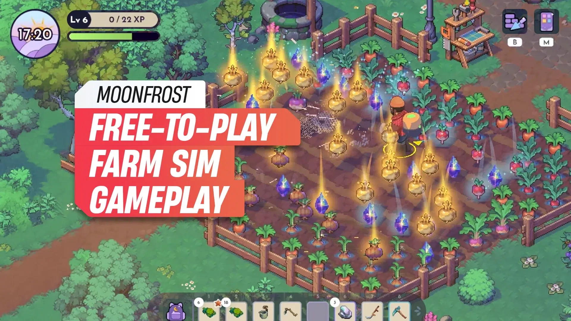 Moonfrost Gameplay Showcase | Cozy Life Sim With On-Chain Crafting