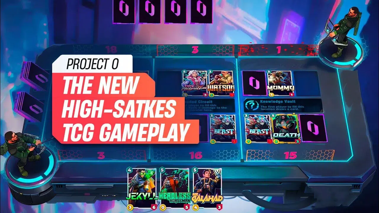 Project O Trading Card Gameplay