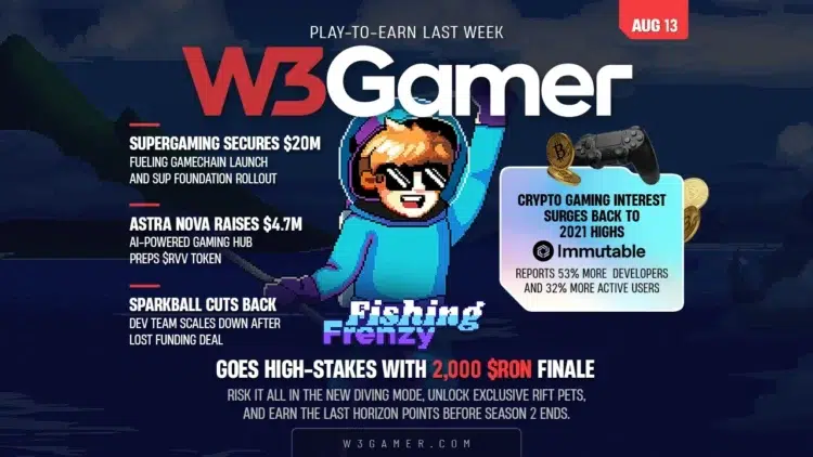Play-To-Earn Weekly Recap: Fishing Frenzy’s 2,000 $Ron Finale And Crypto Gaming’s Growth Surge