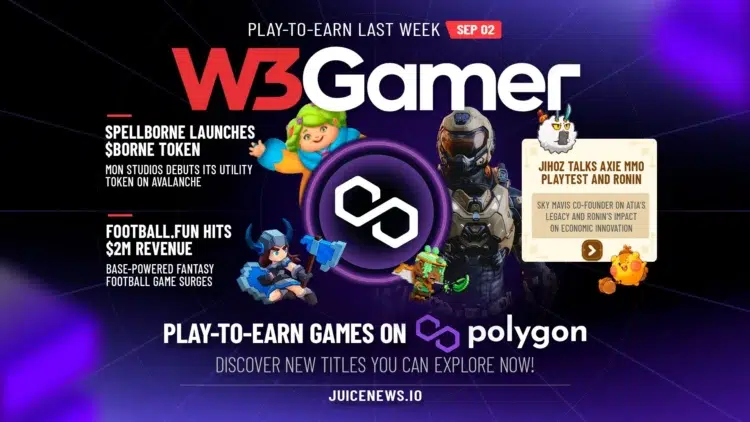 Play-To-Earn Weekly Recap: Polygon Games, Jihoz Talks Axie Mmo, Spellborne Token Launch