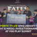 Ygg Esports Player Tyler Receiving First Place Prize At Might &Amp; Magic: Fates Tournament In Manila