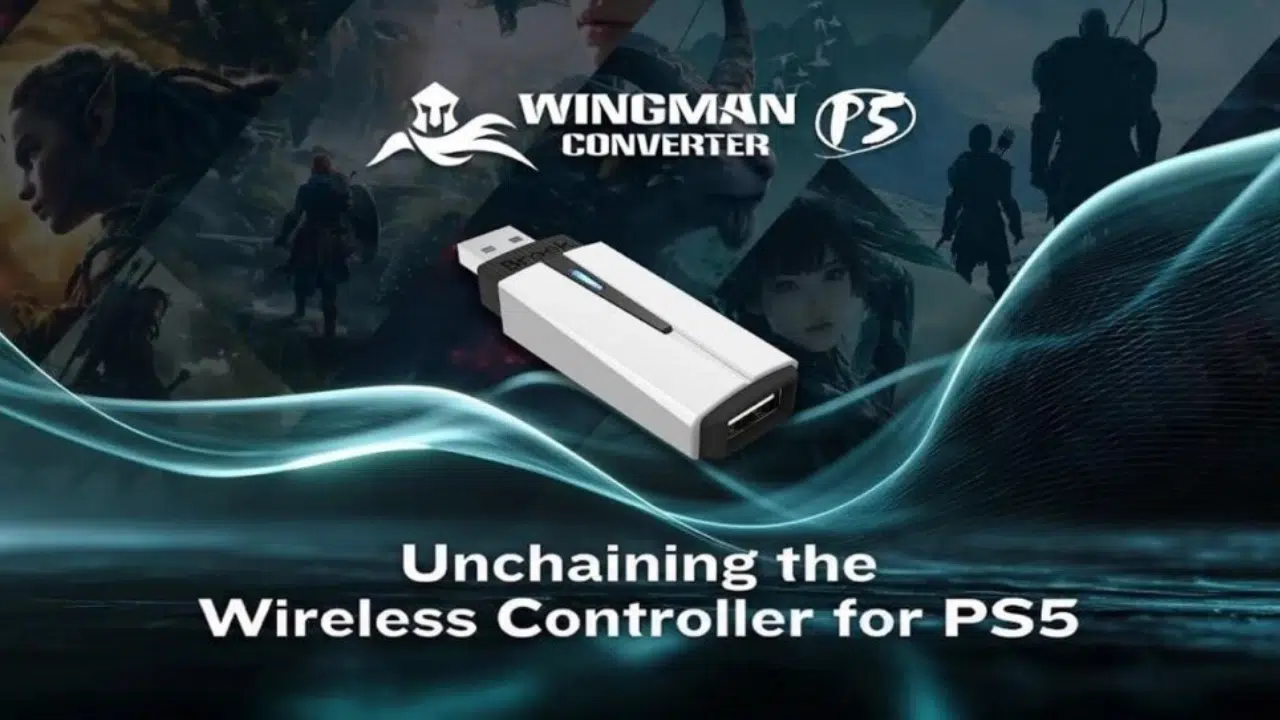 Brook Gaming Launches Wingman P5 Controller Converter Supporting Ps5, Ps4, And Pc With Near-Zero Latency And True Wireless Gameplay.